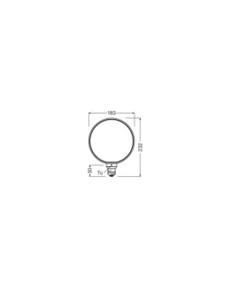 LED OSR O-FIL 4W GL183 OR E27